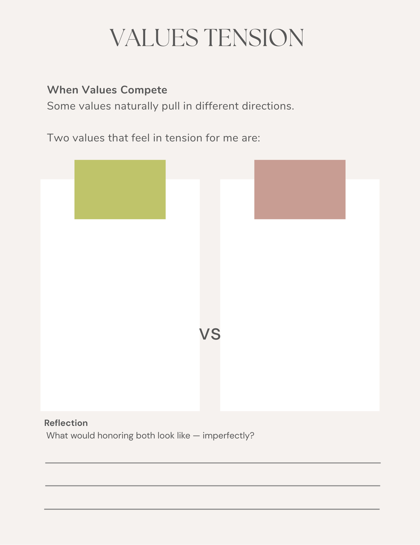 The DesignHer Values Bundle: A values-based system for clarity, alignment, and better decisions