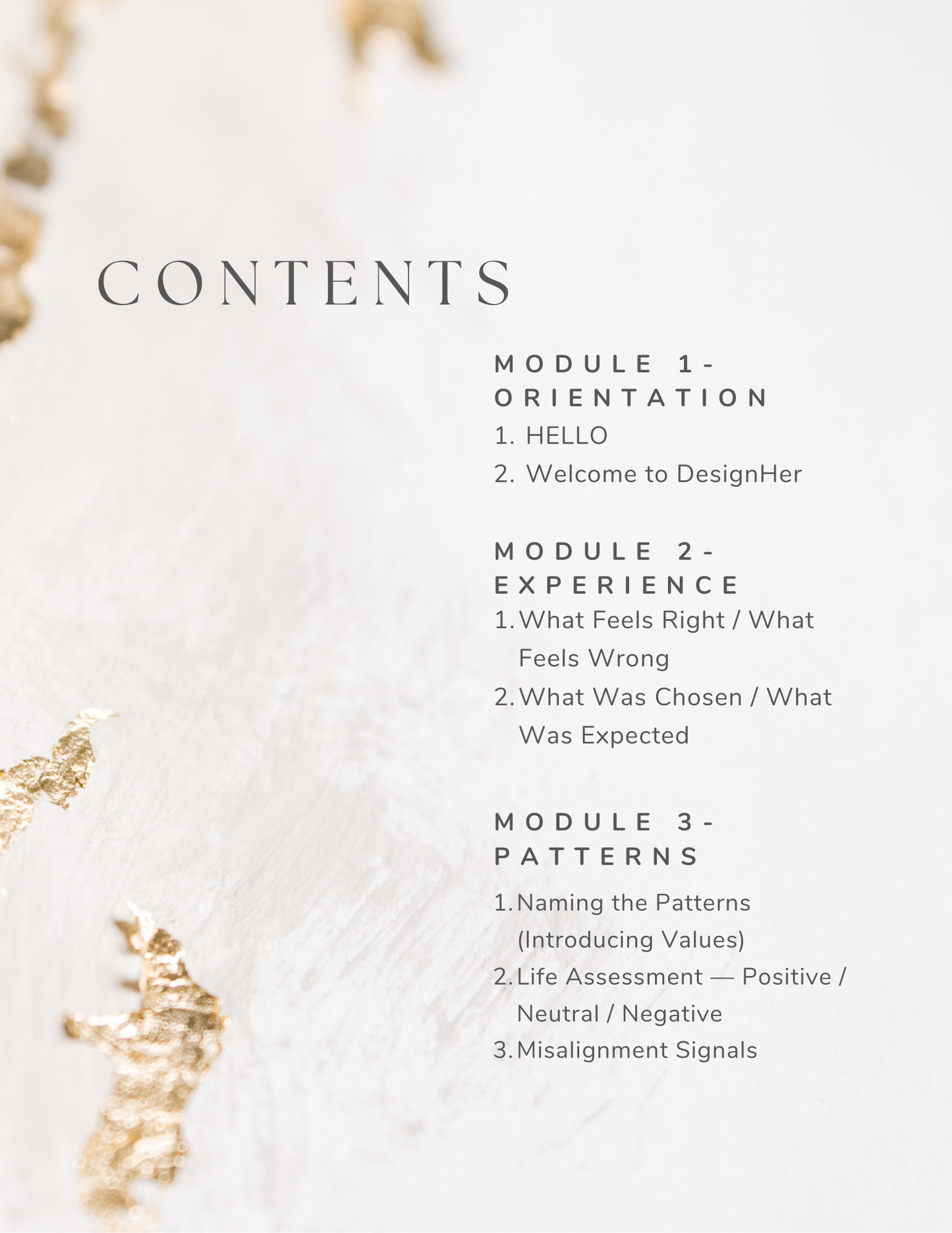 DesignHer™ Values Discovery Workbook